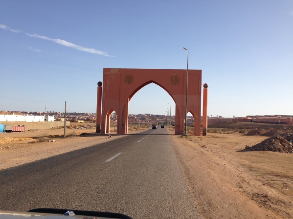 The entrance of Al Aaiun