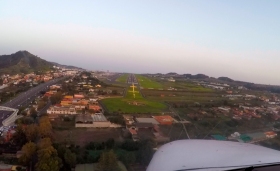 Landing at Tenerife